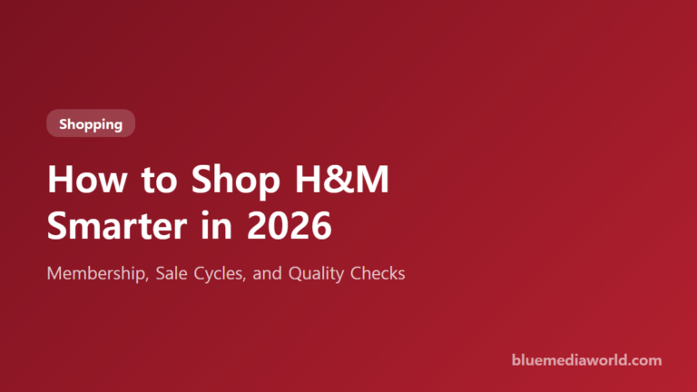 How to shop H&M smarter in 2026 - membership, sale cycles and quality checks title card