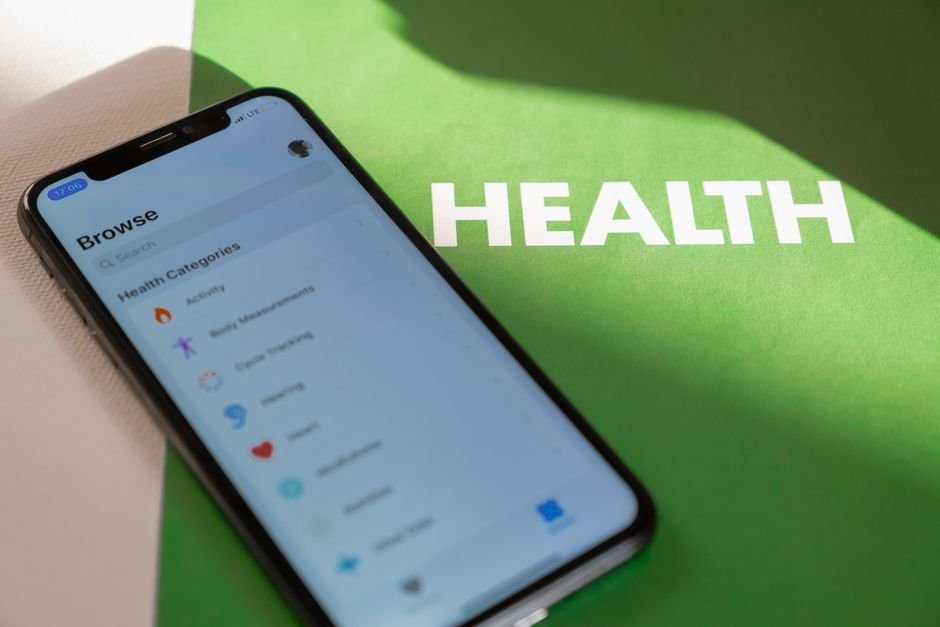 Smartphone showing a health and subscription app screen