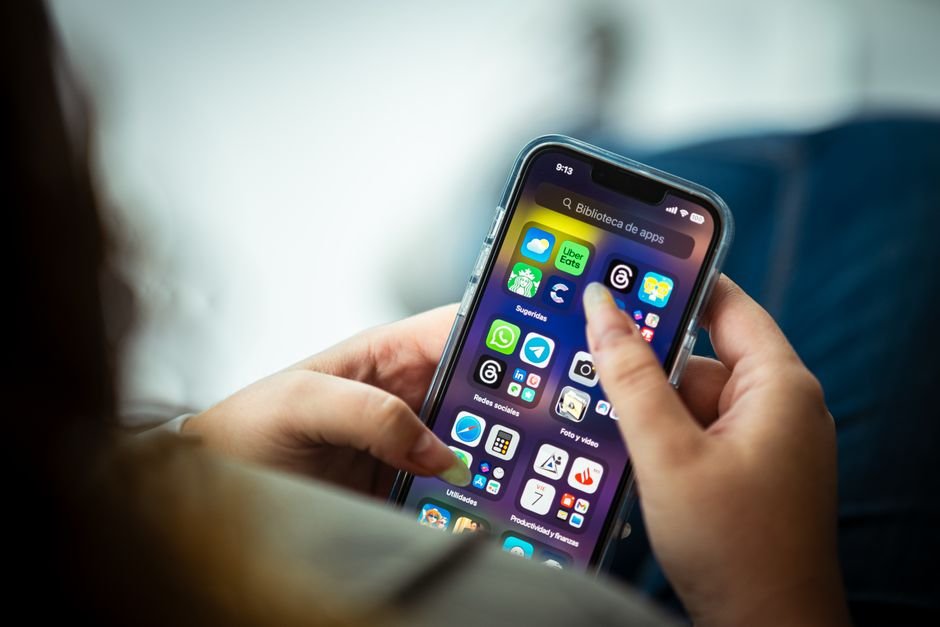 Smart home app on a smartphone controlling connected devices
