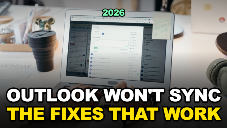 How to Fix Outlook Not Syncing (2026)