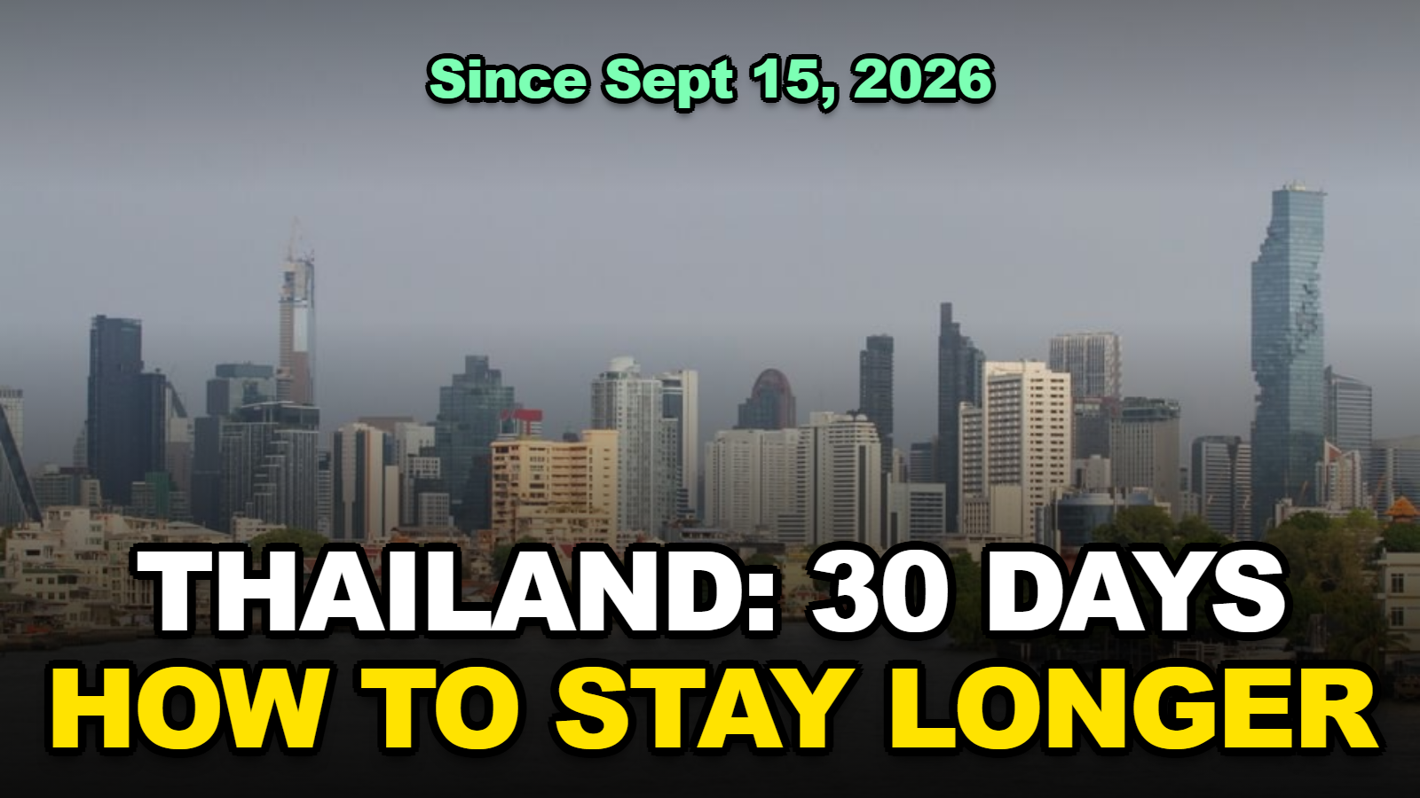 Thailand 30 day visa exemption thumbnail