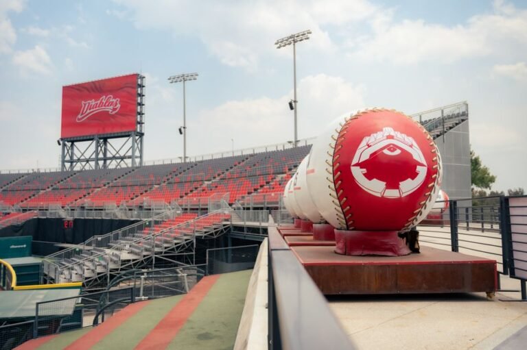 Empty baseball stadium representing the 2026 MLB season tied to Topps Update Series card releases