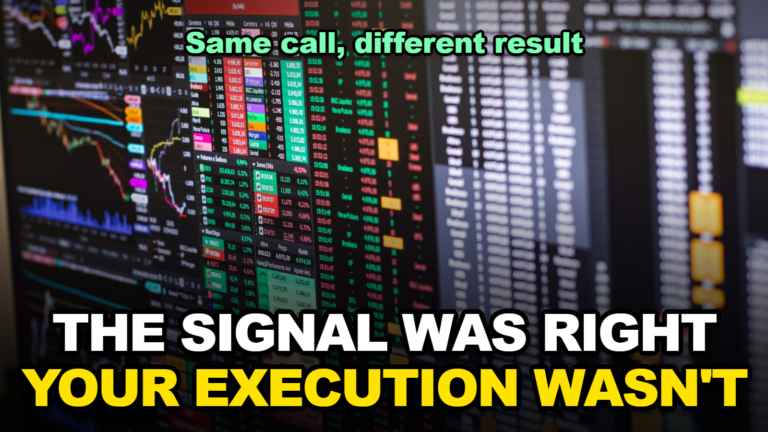 You Followed the Trading Signal and Got a Different Result: The Four Causes (2026)