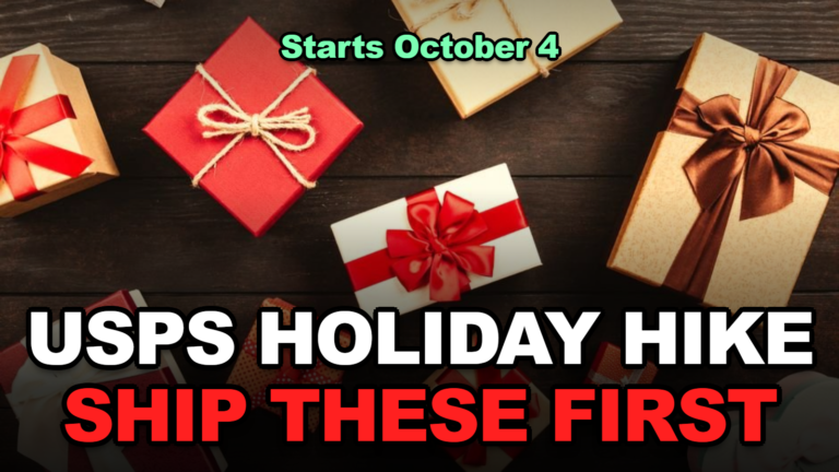 USPS holiday surcharge October 4 2026 thumbnail