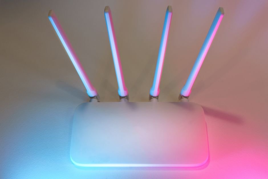 Home Wi-Fi router used for smart home device setup