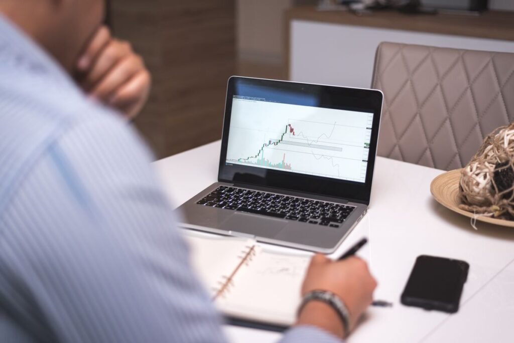 Creator checking analytics and earnings on a phone