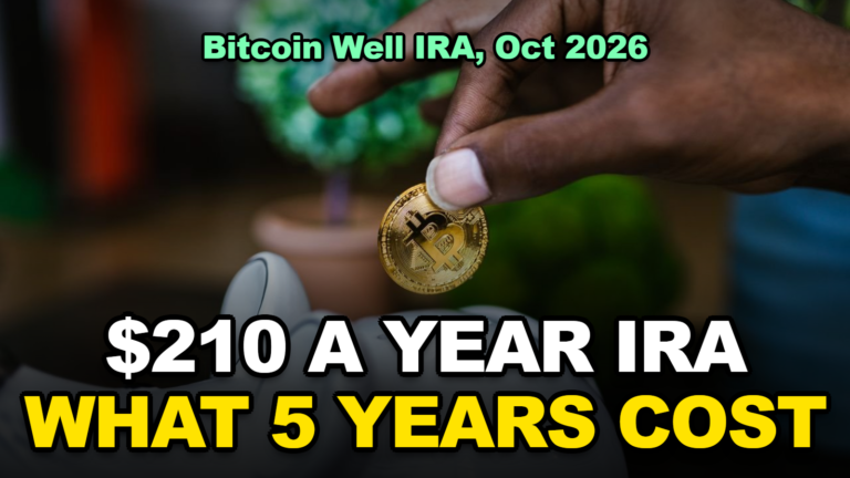 Bitcoin Well IRA Fees: Why $210 a Year Isn’t the Whole Bill