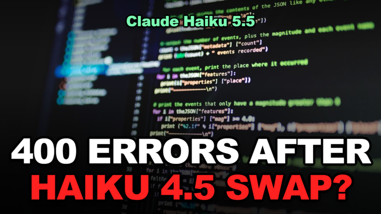 Claude Haiku 5.5 Returning 400 Errors After Switching From Haiku 4.5? The Breaking Changes and Exact Fixes (2026)
