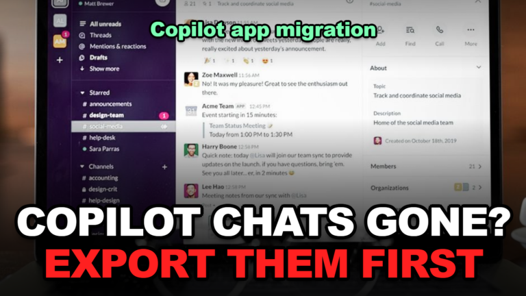 Copilot Chat History Missing After the Update? Your Chats Probably Aren’t Gone: How to Check, Export, and What Won’t Come Back (2026)