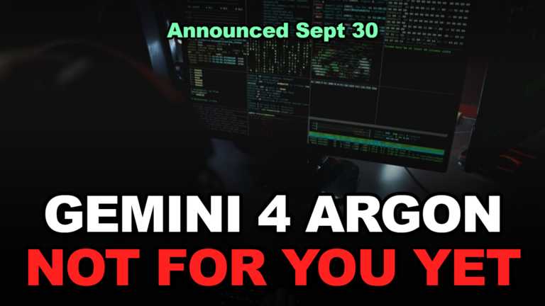 Gemini 4 Argon Not Showing in Gemini or AI Studio? Who Can Actually Use It, and What It Will Cost (2026)
