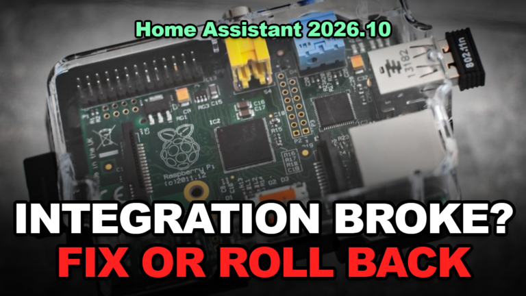 Home Assistant 2026.10 Broke Your Integration or Login? “Requirements Not Found,” Username Changes, and How to Roll Back (2026)