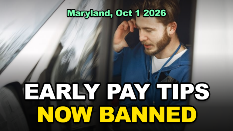 Maryland Banned Tips on Early Pay Apps October 1: What ‘Free’ Instant Pay Really Costs Gig Workers (2026)