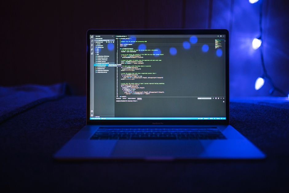 Laptop showing code where a developer would switch an API call to the muse-wonder-1.0 model