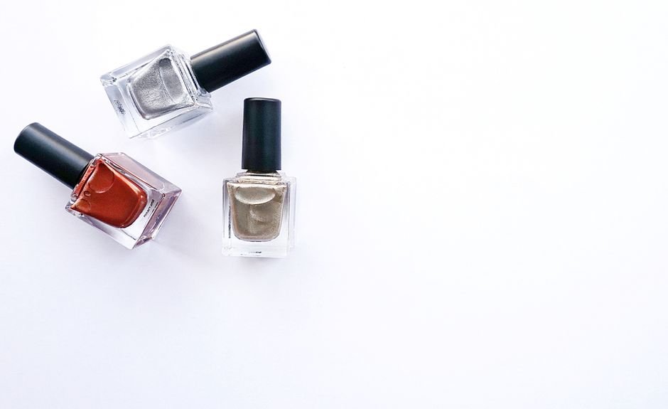 Nail polish bottles, a common resale item with USPS ground-only shipping restrictions