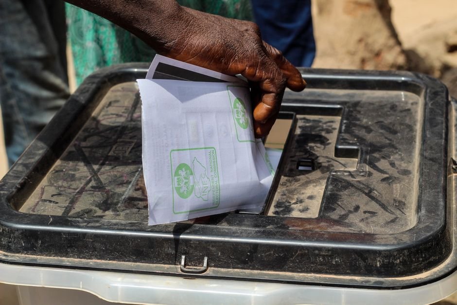Ballot box representing a governance vote