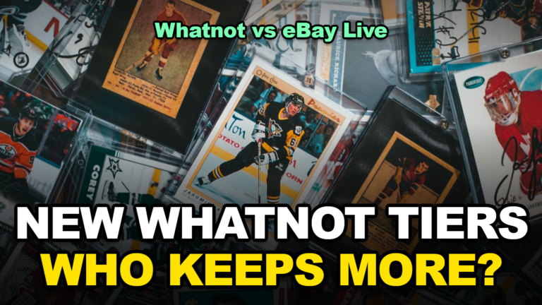 Whatnot’s New Tiered Fees vs eBay Live: Which Keeps More Per Card Sale? (October 2026 Math)